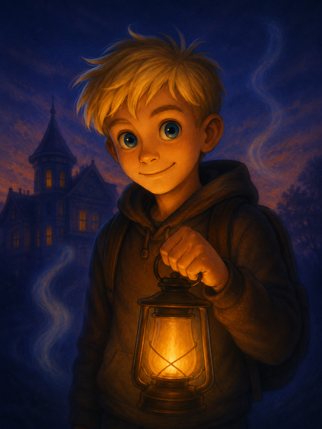 Illustrated portrait of Hunter