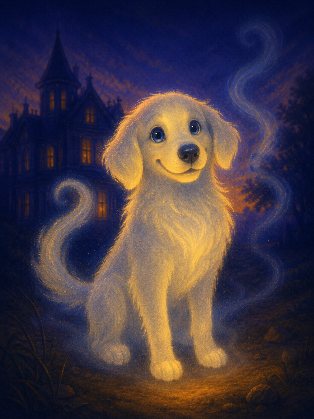 Illustrated portrait of Leo